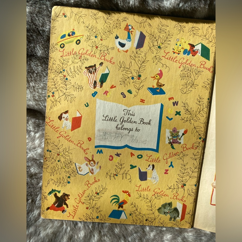 Vintage 1946 Walt Disney's Uncle Remus hardcover D6 A Little Golden Book - Picture 5 of 12